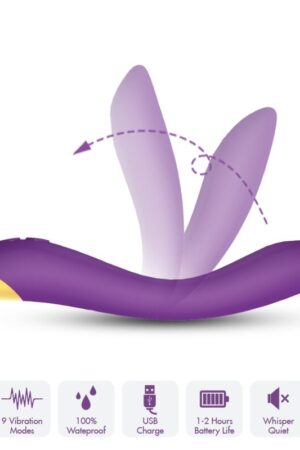 ARMONY - FLAMINGO VIBRATOR MULTIPOSITION PURPLE