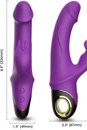 ARMONY - METEROR DILDO VIBRADOR RABBIT VIOLETA