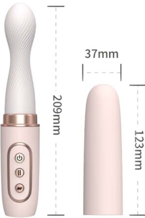 ARMONY - VIBRADOR ROTADOR & TELESCÓPIO AUTOMÁTICO YELLOW