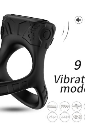 ARMONY - ANILLO VIBRADOR & MULTIPOSICIÓN NEGRO