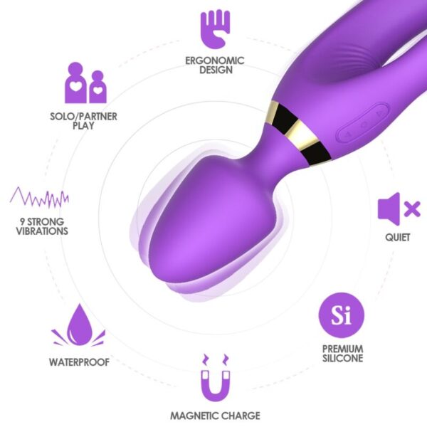 ARMONY - MASSAGER  VIBRATOR RABBIT PURPLE - Image 3