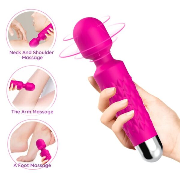 ARMONY - POSTMAN MASSAGER  VIBRATOR SUPER FLEXIBLE HEAD FUCHSIA