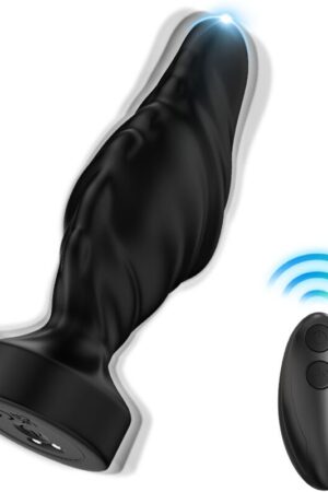 ARMONY - VIBRATOR & ANAL PLUG REMOTE CONTROL BLACK