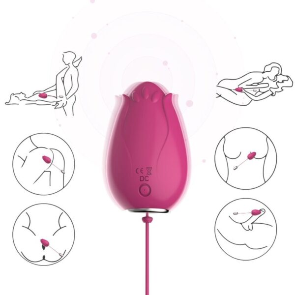 ARMONY - MANDALA EGG VIBRATOR G-SPOT REMOTE CONTROL FUCHSIA - Image 4