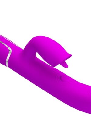 PRETTY LOVE - VIBRADOR RABBIT CON LICKING FUCSIA