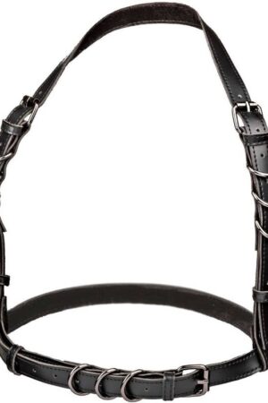 CALEXOTICS - EUPHORIA HALTER BUCKLE HARNESS BLACK