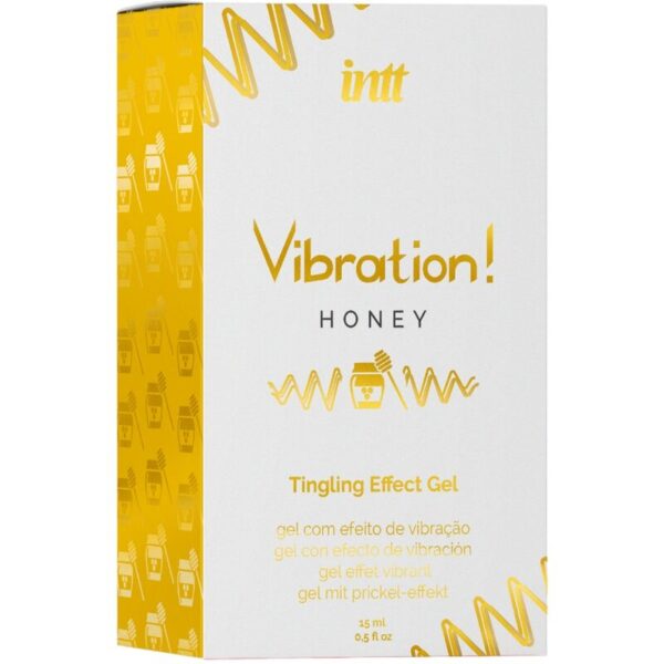 INTT - POWERFUL INTIMATE STIMULANT HONEY LIQUID VIBRATOR GEL 15 ML - Image 3