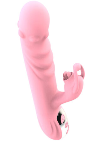 ARMONY - FULLY TONGUE VIBRADOR CON LENGUA ESTIMULADORA EFECTO CALOR ROSA