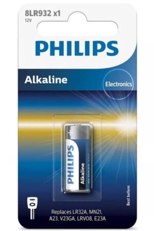 PHILIPS - ALKALINE BATTERY 12V LR23A MN21 8LR932 BLISTER*1