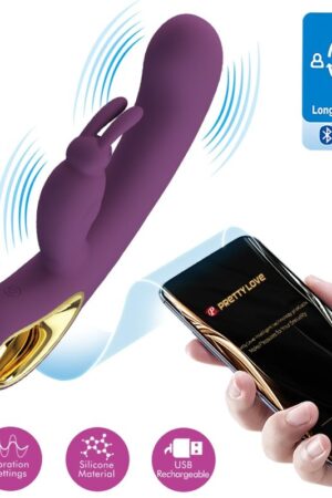 PRETTY LOVE - LIAM VIBRADOR RABBIT & ESTIMULADOR PUNTO G MORADO
