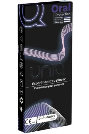 UNIQ - ORAL MASK PRESERVATIVOS SIN LATEX 3 UNIDADES