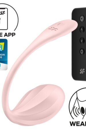 SATISFYER - RIBBED PETAL G POINT REMOTE CONTROL STIMULATOR ROSE FREE APP