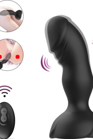 ARMONY - EXTREME A BLOOM ROSA VIBRADOR & PLUG ANAL CONTROL REMOTO NEGRO