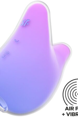 SATISFYER - MERMAID VIBES ESTIMULADOR & VIBRADOR VIOLETA Y ROSA