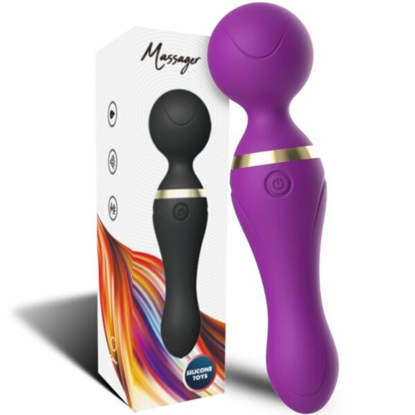 ARMONY - FREEZA MASSAGER  VIBRATOR SUPER FLEXIBLE HEAD PURPLE