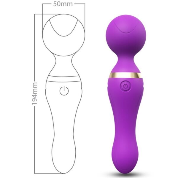 ARMONY - FREEZA MASSAGER  VIBRATOR SUPER FLEXIBLE HEAD PURPLE - Image 2