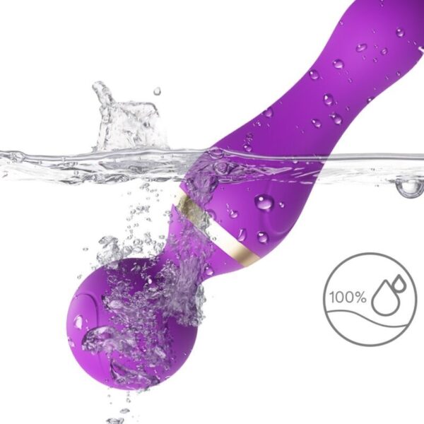 ARMONY - FREEZA MASSAGER  VIBRATOR SUPER FLEXIBLE HEAD PURPLE - Image 4