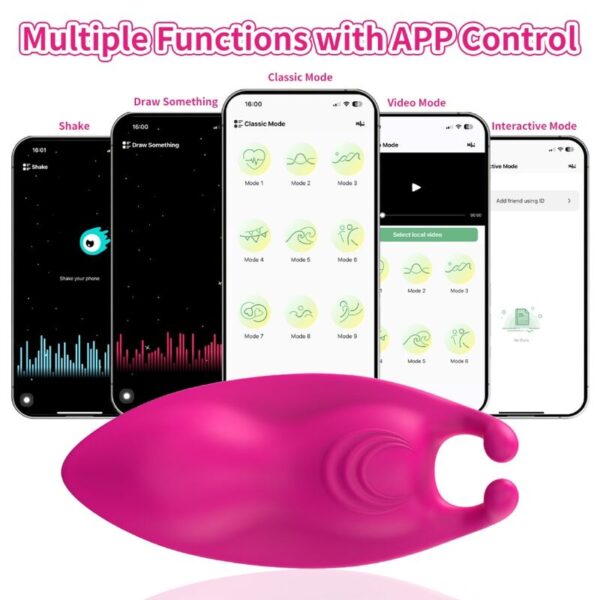 ARMONY - HONEYBEE WEARABLE PANTIES VIBRATOR G-SPOT FUCHSIA - FREE APP - Image 5