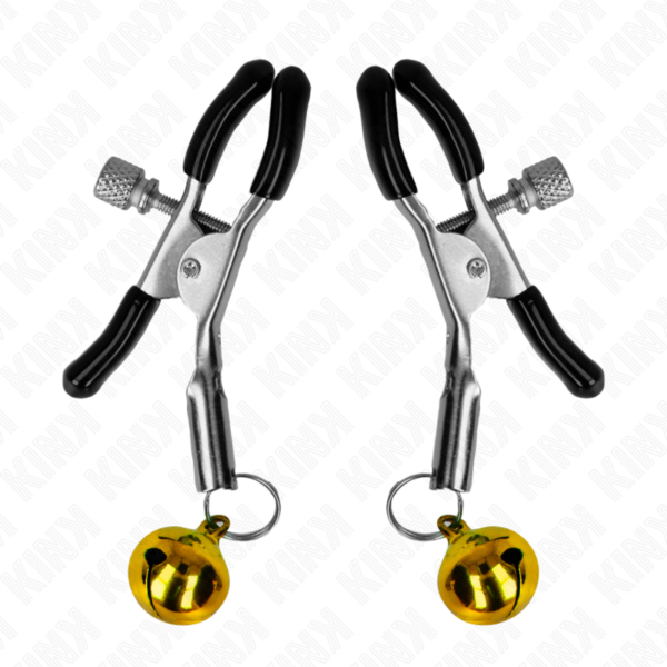 KINK - GOLD SINGLE BELL NIPPLE CLAMP 6 CM - Image 2