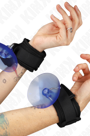 KINK - SUCTION CUP WRIST RESTRAINTS BLACK 29-40 CM X 5 CM