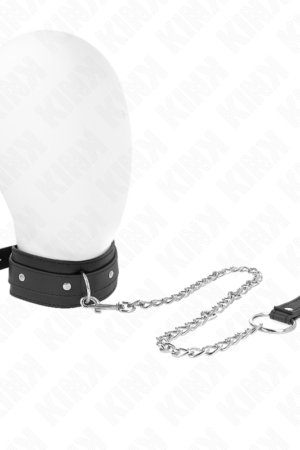 KINK - NECKLACE WITH LEASH 65 CM 1 RING ADJUSTABLE 38-49 CM X 5 CM