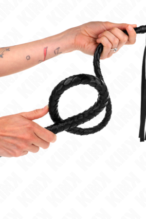 KINK - LONG WHIP WITH BEADS 110 CM