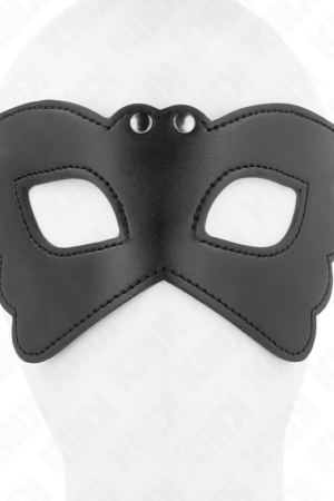 KINK - BUTTERFLY SHAPED LEATHERETTE MASK 20 x 9 CM