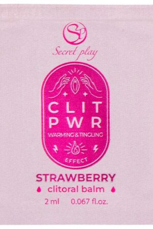 SECRETPLAY - SINGLE DOSE STRAWBERRY LUBRICANT 2 ML