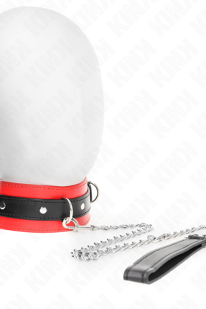 KINK - COLLAR WITH BELT 65 CM WITH STRAP RED 54 X 4.5 CM