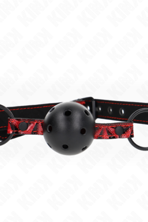 KINK - DIAMOND PATTERN BALL 4.5 CM GAG MODEL 2 64.5 CM ADJUSTABLE 42-60 CM