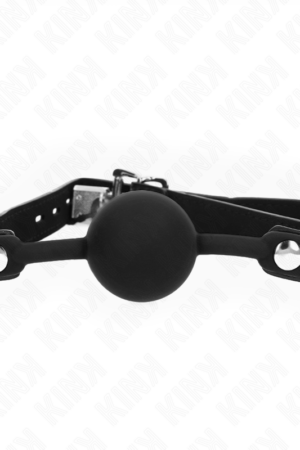 KINK - MODEL 1 SILICONE BALL 4 CM GAG WITH LOCK 60 x 2 CM