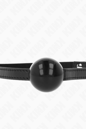 KINK - BLACK SINGLE SOLID BALL 4 CM GAG 65 x 1.5 CM