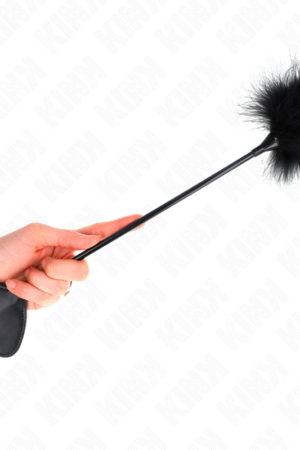 KINK - PLUMAS PARA COSQUILLAS CON PALETA DE CORAZÓN 31 CM