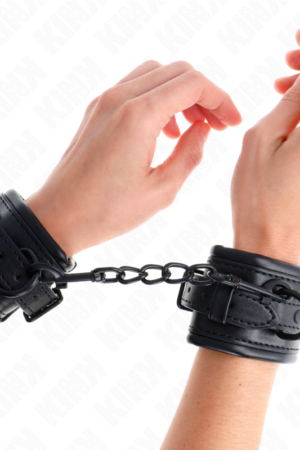 KINK - WRIST RESTRAINTS BLACK ADJUSTABLE 20-30 CM X 6 CM