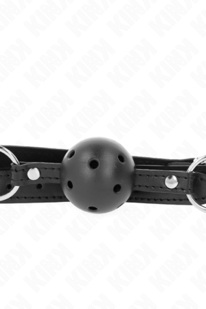 KINK - HOLLOW HARD BLACK BALL 4.5 CM GAG MODEL 1 63.5 X 2 CM