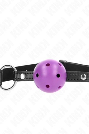 KINK - HOLLOW HARD PURPLE BALL 4.5 CM GAG 63.5 X 2 CM