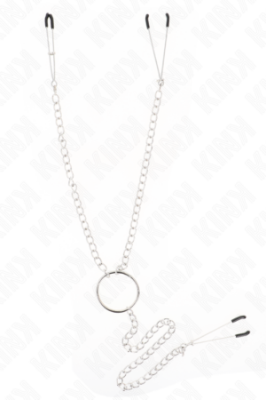 KINK - TRIPLE NIPPLE AND CLIT CLAMPS WITH CHAIN MODEL 1