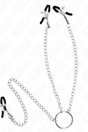 KINK - TRIPLE NIPPLE AND CLIT CLAMPS WITH CHAIN MODEL 0