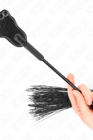 KINK - FOOT SHAPED PADDLE WITH TASSEL WHIP 31 CM