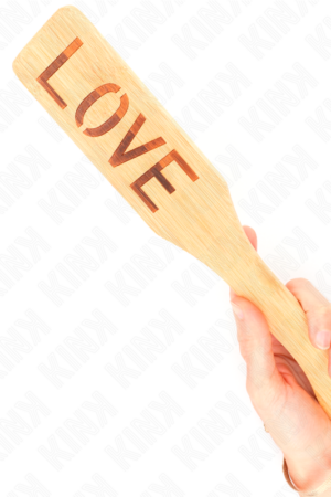 KINK - BAMBOO PALETTE WORD LOVE 32 X 5.5 CM