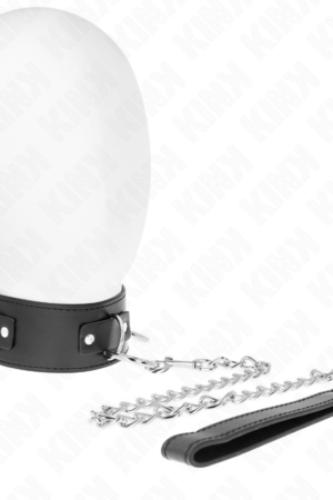KINK - NECKLACE WITH LEASH 65 CM 3 RING MODEL 2 ADJUSTABLE 36-43 CM X 5 CM