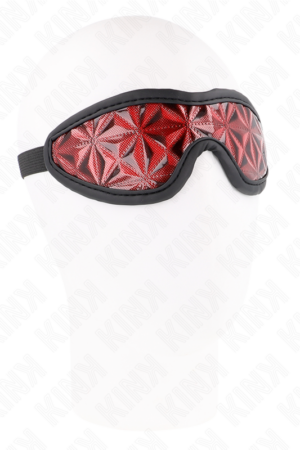 KINK - RED DIAMOND PATTERN HEADBAND 20.5 x 6 CM