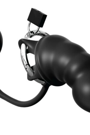 ANAL FANTASY ELITE COLLECTION - JAULA PARA PENE CON PLUG ANAL Y ESTIMULACIÓN PROSTÁTICA