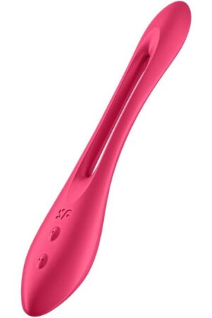 SATISFYER - ELASTIC JOY MULTI VIBRATOR RED