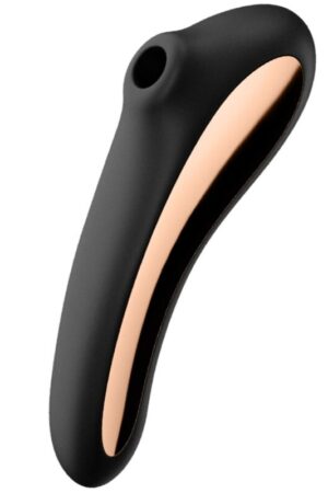 SATISFYER - DUAL KISS AIR PULSE VIBRATOR BLACK