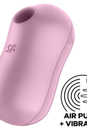 SATISFYER - COTTON CANDY ESTIMULADOR Y VIBRADOR LILA