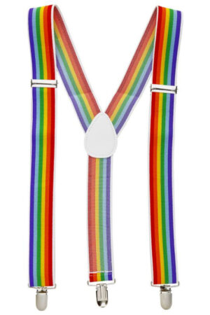 PRIDE - LGBT FLAG SUSPENDERS