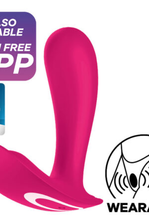 SATISFYER - TOP SECRET VIBRADOR ROSA