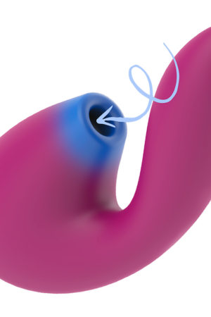 COVERME - CLITORAL SUCCIONADOR & VIBRADOR POTENTE G-SPOT RUSH