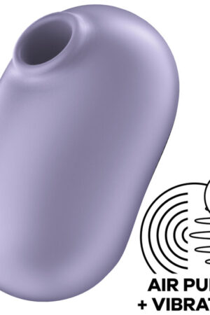 SATISFYER - PRO TO GO 2 ESTIMULADOR Y VIBRADOR DOBLE BEIGE